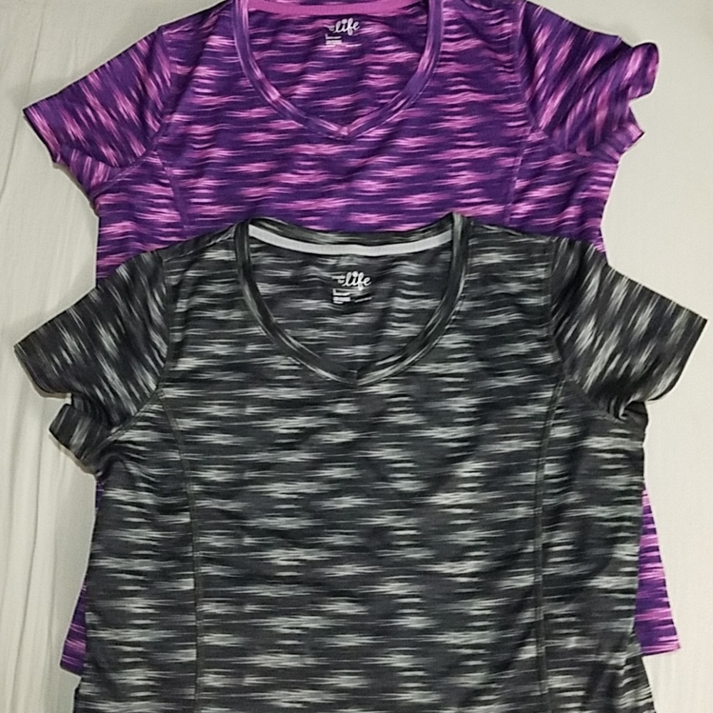 Made for life Quick Dri workout shirts 2 for 1